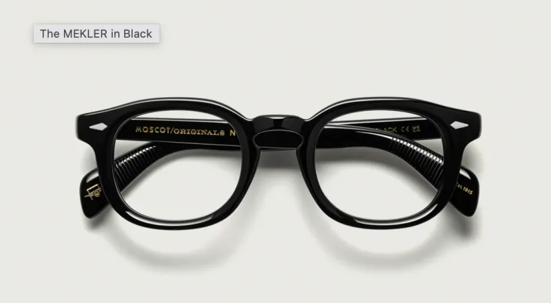 557_1763259609_2234 แว่น Moscot Mekler 49 Black แว่นตา Moscot แท้