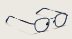 Moscot Mosha 49 Navy/Navy - 2