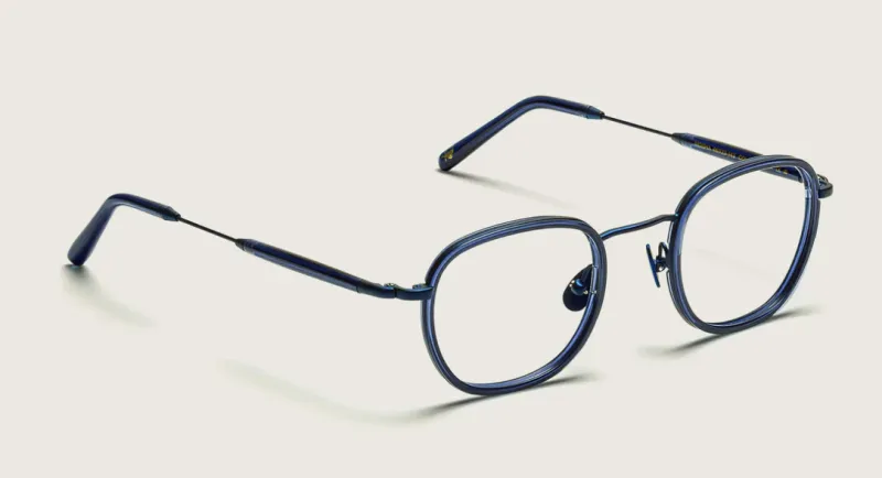 Moscot Mosha 49 Navy/Navy - 2