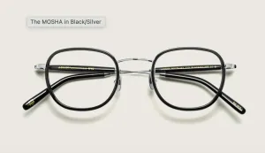 แว่น Moscot Mosha 49 Black/Silver แว่นตา Moscot แท้