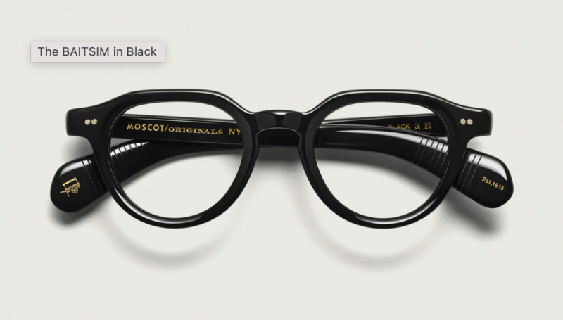 Moscot Baitsim 48 Black
