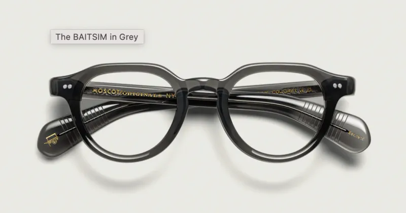 567_1763259619_6801 แว่น Moscot Baitsim 48 Grey แว่นตา Moscot แท้