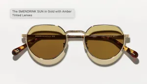แว่นกันแดด Moscot Smendrik Sun 51 Gold/Amber Tinted lens แว่น Moscot แท้