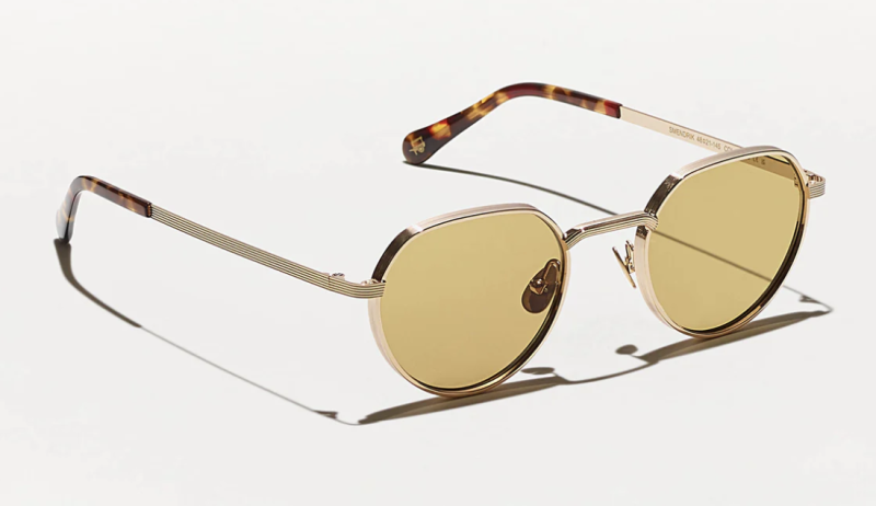Moscot Smendrik Sun 51 Gold/Amber Tinted lens - 2
