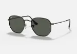 577_1763259625_1146 Rayban Hexagon RB3548N 002/58 Polished Black/G15 polarized - 2