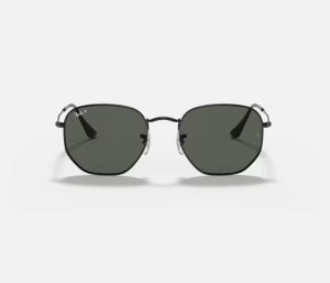 Rayban Hexagon RB3548N 002/58 Polished Black/G15 polarized