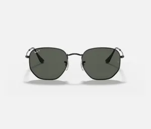แว่นกันแดด Rayban Hexagon RB3548N 002/58 Polished Black/G15 polarized แว่น Rayban แท้