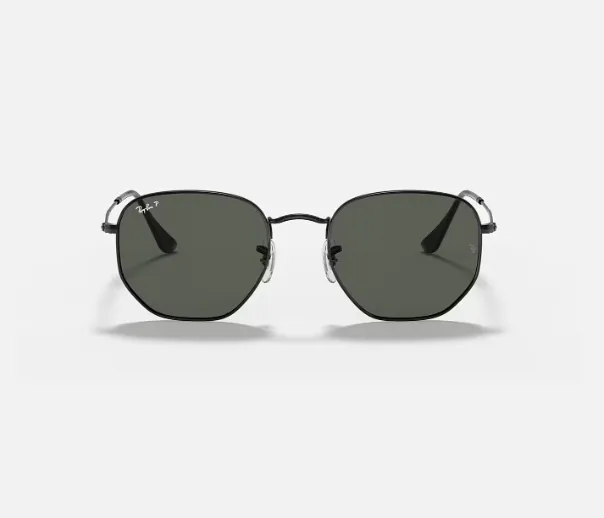 577_1763259625_5763 แว่นกันแดด Rayban Hexagon RB3548N 002/58 Polished Black/G15 polarized แว่น Rayban แท้