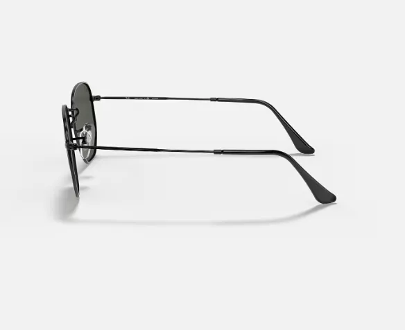 Rayban Hexagon RB3548N 002/58 Polished Black/G15 polarized - 3
