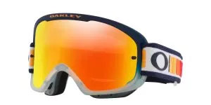 แว่นกอกเกิล Oakley Goggle O Frame Pro 2.0 MTB Troy Lee OO7117-24 TLD Orange Blocks/Fire Iridium