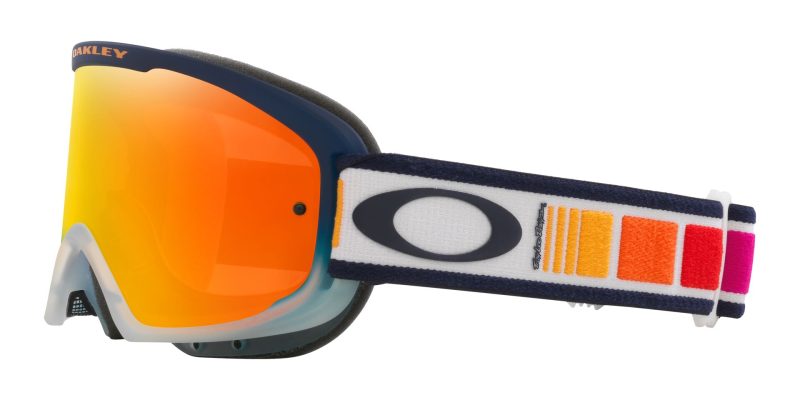 Oakley Goggle O Frame Pro 2.0 MTB Troy Lee OO7117-24 TLD Orange Blocks/Fire Iridium - 3