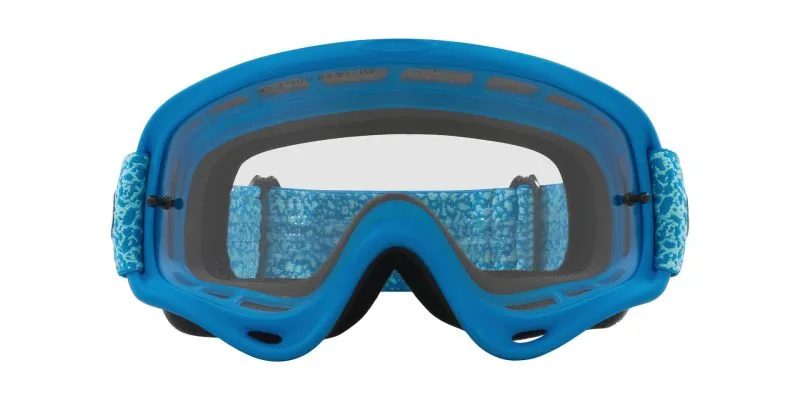 Oakley Goggle O Frame MX OO7029-84 Blue Crackle Strap/Clear - 2
