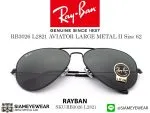 614_1763259672_3503 Rayban Aviator Large Metal RB3026 L2821 Black/G15 - 7