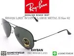 614_1763259672_5845 Rayban Aviator Large Metal RB3026 L2821 Black/G15 - 5