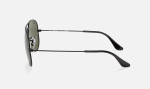 Rayban Aviator RB3025 W3361 Matte Black/G15 polarized - 3
