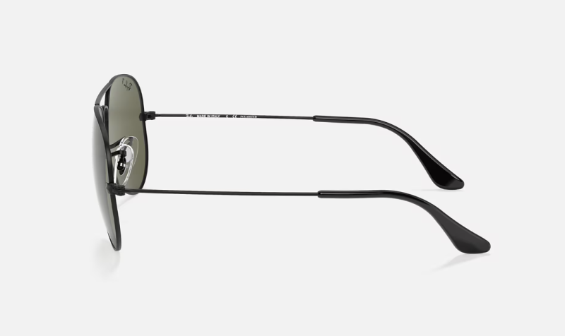 Rayban Aviator RB3025 W3361 Matte Black/G15 polarized - 3
