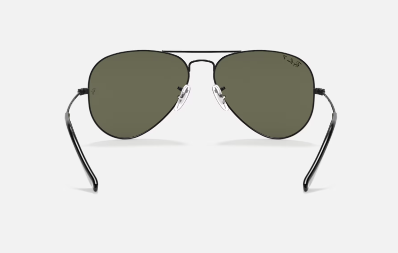Rayban Aviator RB3025 W3361 Matte Black/G15 polarized - 4