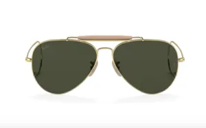 แว่นกันแดด Rayban Outdoorsman RB3030 W3402 Gold/G15 แว่น Rayban แท้