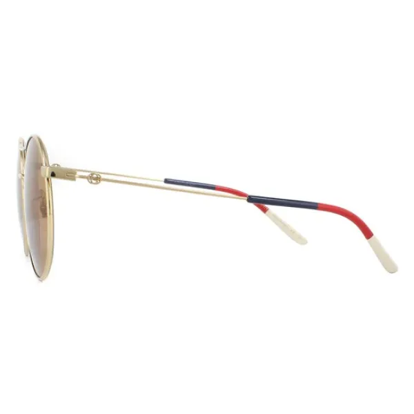 Gucci GG0680S 003 Gold / Gold Browm - 2