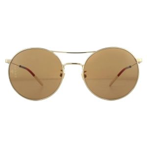 Gucci GG0680S 003 Gold / Gold Browm