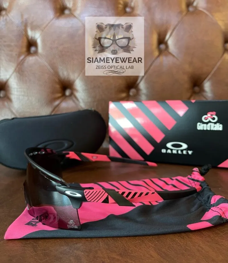 Oakley Encoder Strike Vented Giro OO9235-16 Pink Stripes/Prizm Road Black - 2
