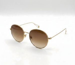 แว่น Garrett Leight Seville 48 Matte Black:Smi-Flat Matte Black Mirror แว่นตาแท้