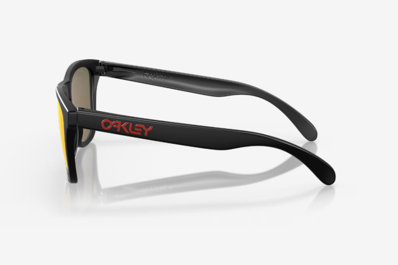 Oakley Frogskins OO9245-E0 Matte Black Splatter/Prizm Ruby