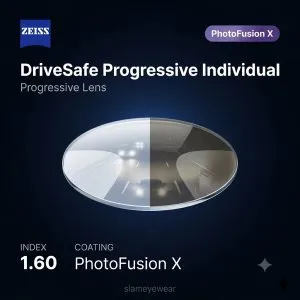 ZEISS DriveSafe Progressive Individual 1.60 PhotoFusion X