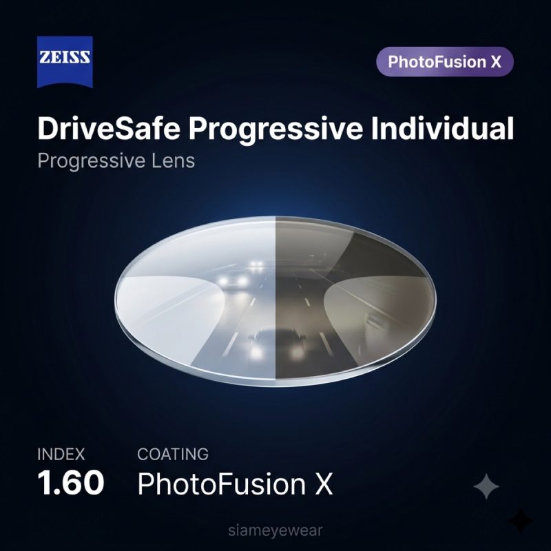 ZEISS DriveSafe Progressive Individual 1.60 PhotoFusion X