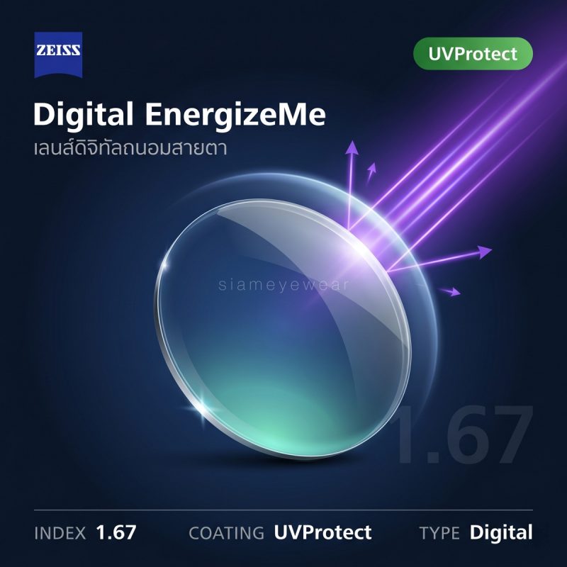 ZEISS Digital EnergizeMe 1.67 UVProtect