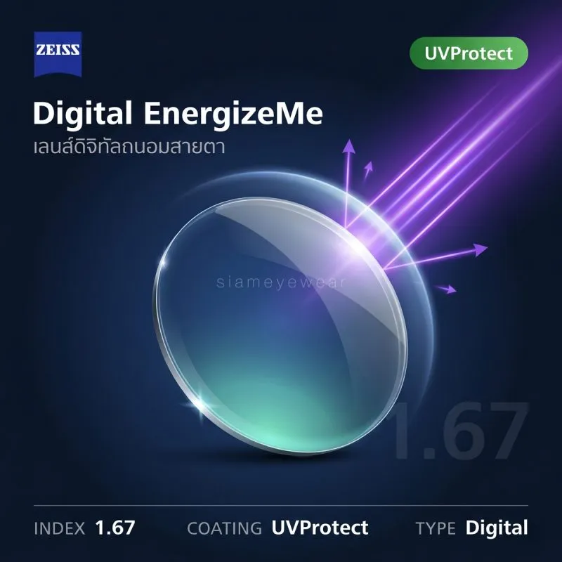 ZEISS Digital EnergizeMe 1.67 UVProtect