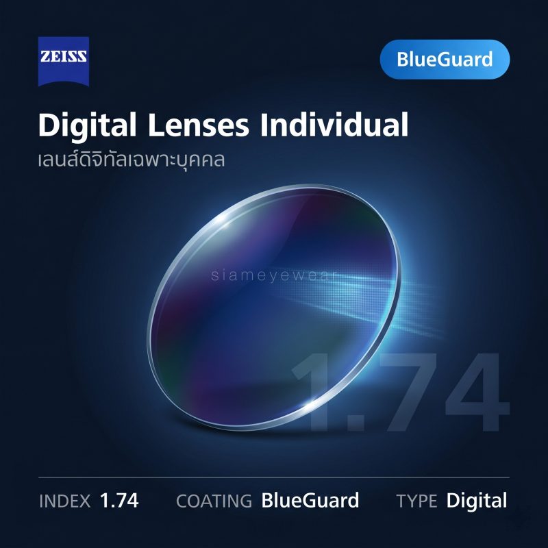 ZEISS Digital Lenses Individual 1.74 BlueGuard