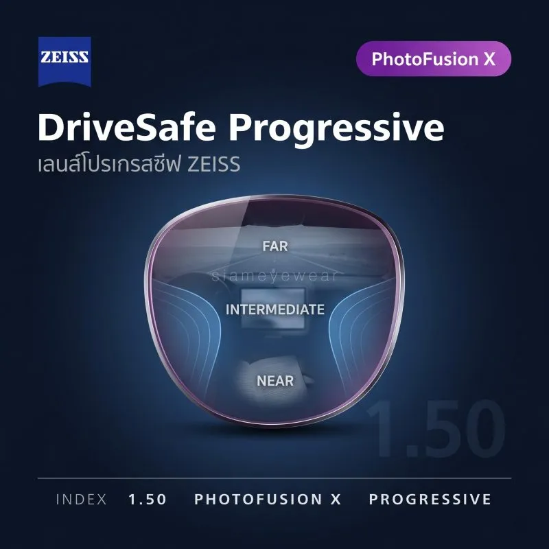 ZEISS DriveSafe Progressive 1.50 PhotoFusion X ZEISS DriveSafe Progressive 1.50 PhotoFusion X