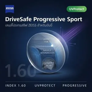 ZEISS DriveSafe Progressive Sport 1.60 UVProtect