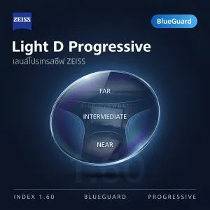 ZEISS Light D Progressive 1.60 BlueGuard