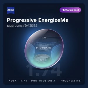ZEISS Progressive EnergizeMe 1.74 PhotoFusion X