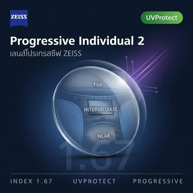 ZEISS Progressive Individual 2 1.67 UVProtect ZEISS Progressive Individual 2 1.67 UVProtect