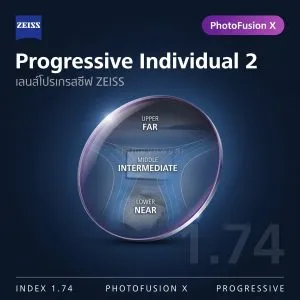 ZEISS Progressive Individual 2 1.74 PhotoFusion X