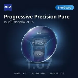 ZEISS Progressive Precision Pure 1.67 BlueGuard