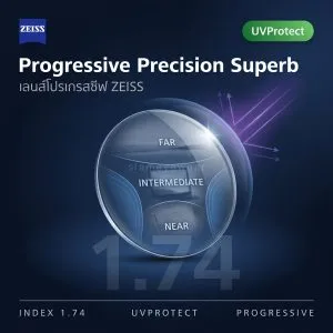 ZEISS Progressive Precision Superb 1.74 UVProtect