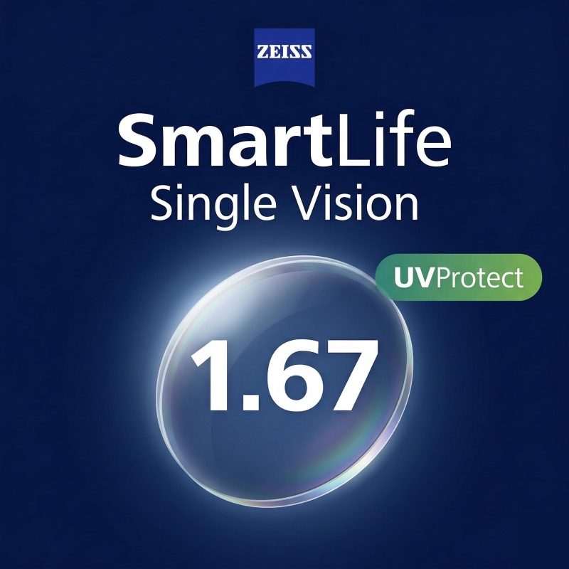 ZEISS SmartLife Single Vision 1.67 UVProtect ZEISS SmartLife Single Vision 1.67 UVProtect