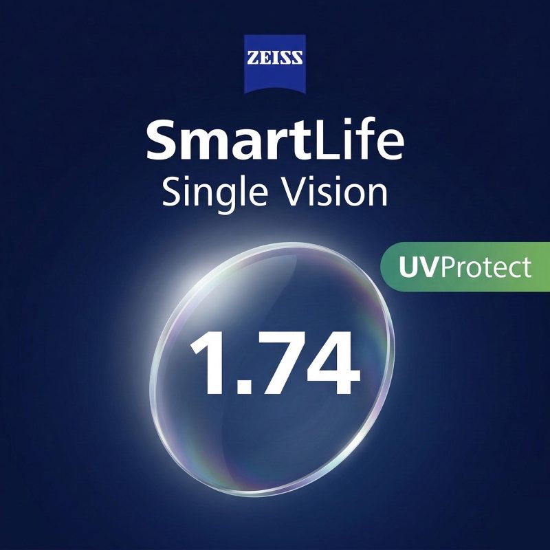 ZEISS SmartLife Single Vision 1.74 UVProtect