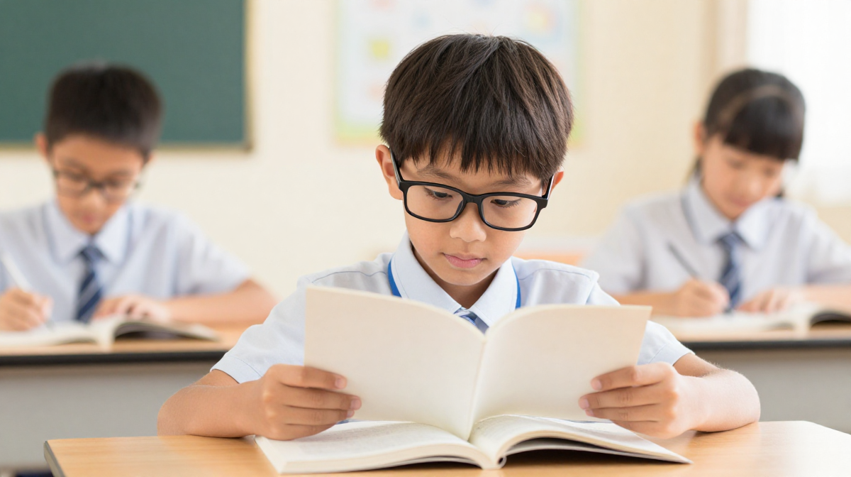 สายตาสั้นในเด็ก สัญญาณ สาเหตุ และวิธีชะลอที่ได้ผลจริงในปี 2026 สายตาสั้นในเด็ก สาเหตุ สัญญาณ และวิธีชะลอที่ได้ผล