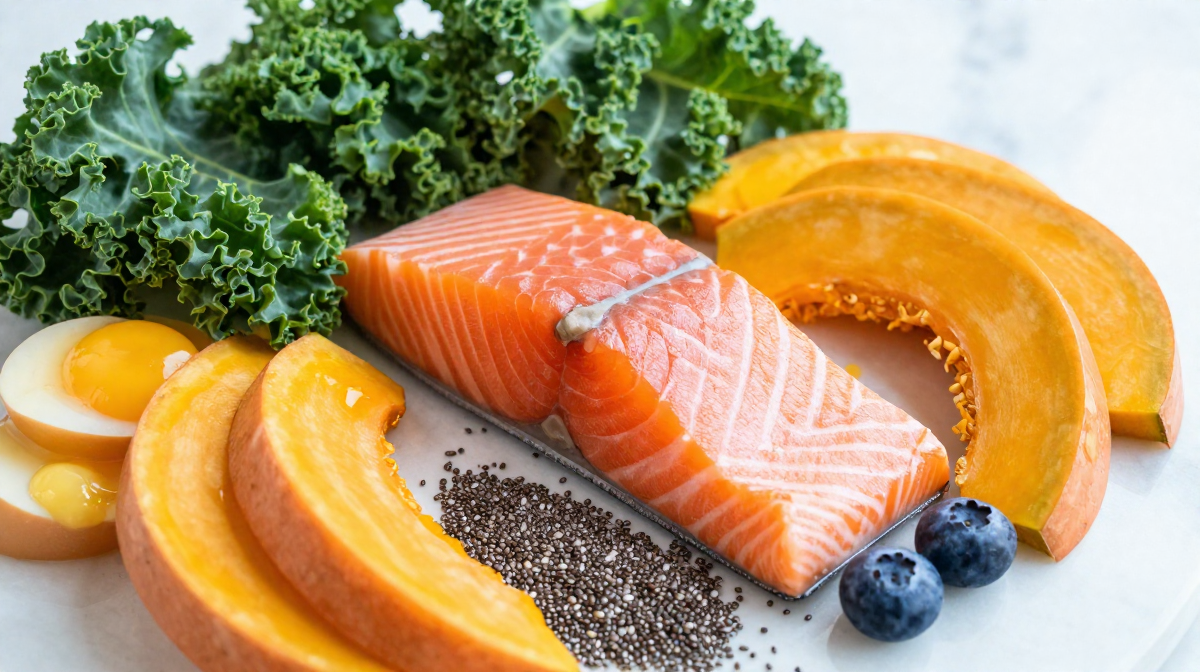 อาหารบำรุงสายตา Lutein Zeaxanthin Omega-3 อาสตาแซนทีน สารอาหารที่สายตาต้องการในยุคหน้าจอ 2026 อาหารบำรุงสายตา lutein zeaxanthin omega-3