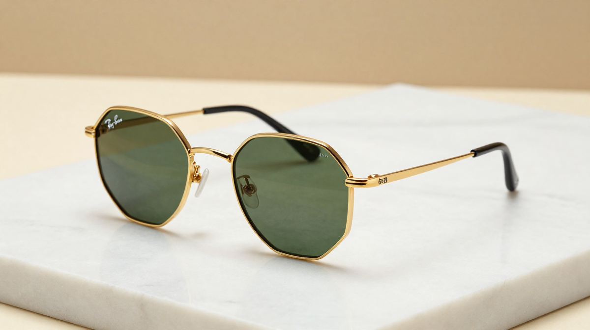 Rayban Hexagonal RB3548N คู่มือเลือกขนาด เลนส์ และรูปหน้าสำหรับคนไทย 2026 แว่นกันแดด Rayban Hexagonal RB3548N กรอบโลหะทรงหกเหลี่ยม