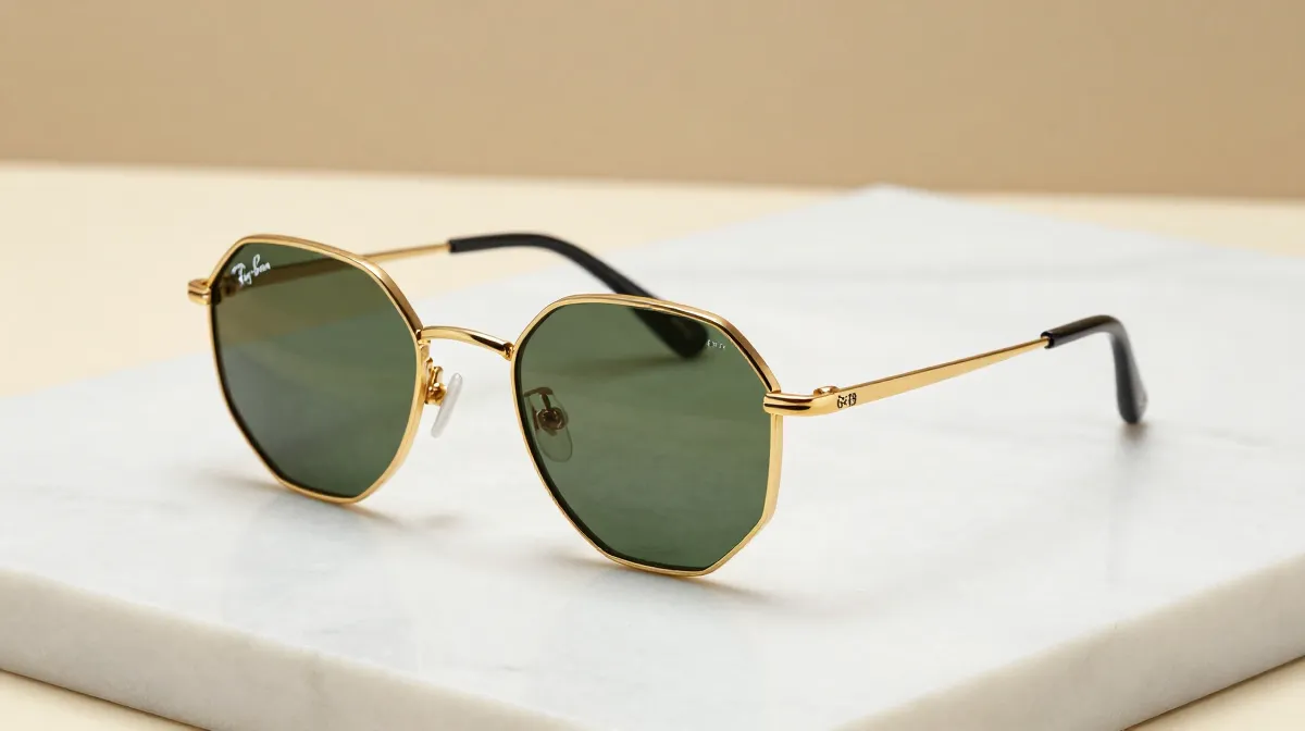 Rayban Hexagonal RB3548N คู่มือเลือกขนาด เลนส์ และรูปหน้าสำหรับคนไทย ล่าสุด แว่นกันแดด Rayban Hexagonal RB3548N กรอบโลหะทรงหกเหลี่ยม
