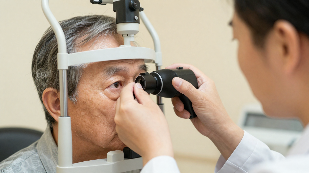 จุดรับภาพเสื่อม AMD คืออะไร อาการ สาเหตุ ปัจจัยเสี่ยง และวิธีป้องกันสำหรับคนวัย 40+ 2026 จุดรับภาพเสื่อม AMD การตรวจตาด้วยเครื่องมือทันสมัย