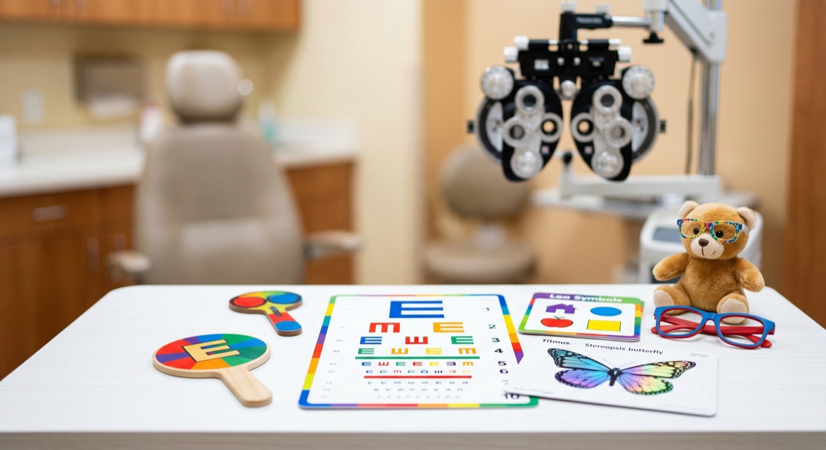 ตรวจตาเด็ก ควรเริ่มตอนอายุเท่าไหร่ คู่มือฉบับสมบูรณ์จากนักทัศนมาตร 2026 ตรวจตาเด็ก ควรเริ่มตอนอายุเท่าไหร่