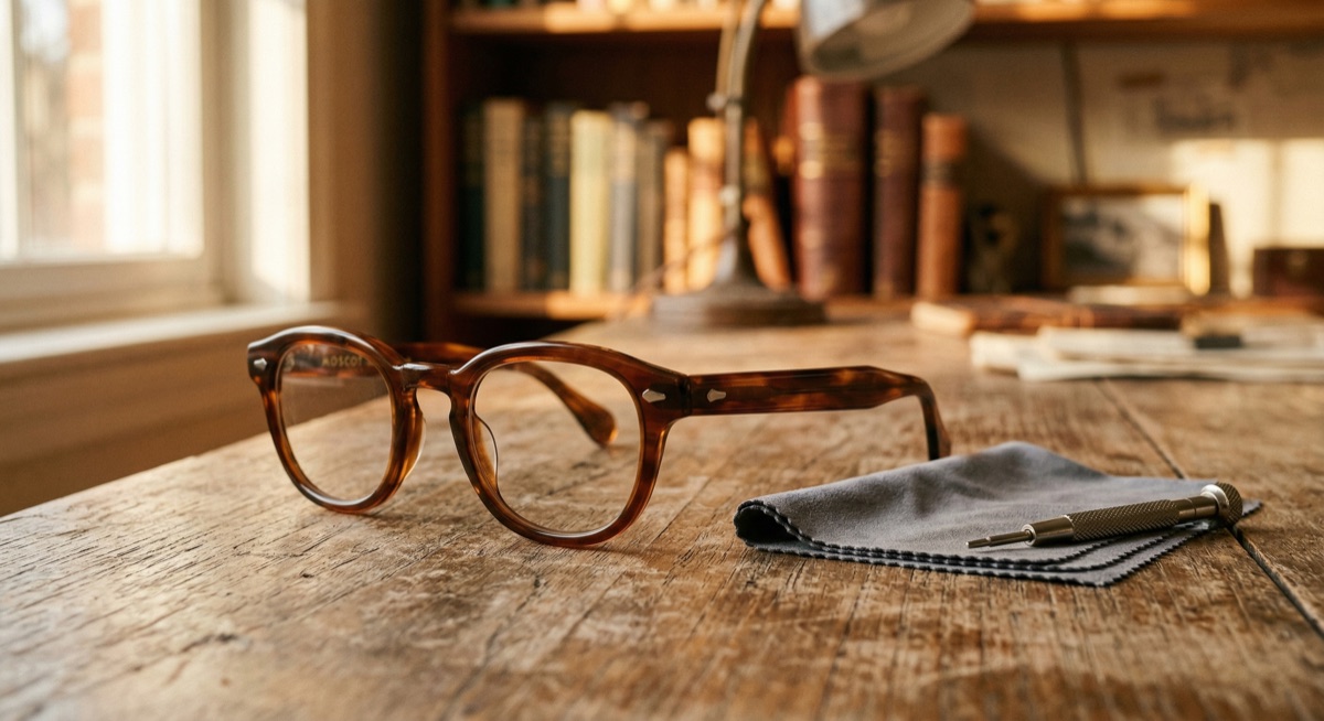 วิธีดูแลกรอบแว่น Moscot ให้ใช้ได้นาน 10 ปี คู่มือครบจบจากช่างแว่น 2026