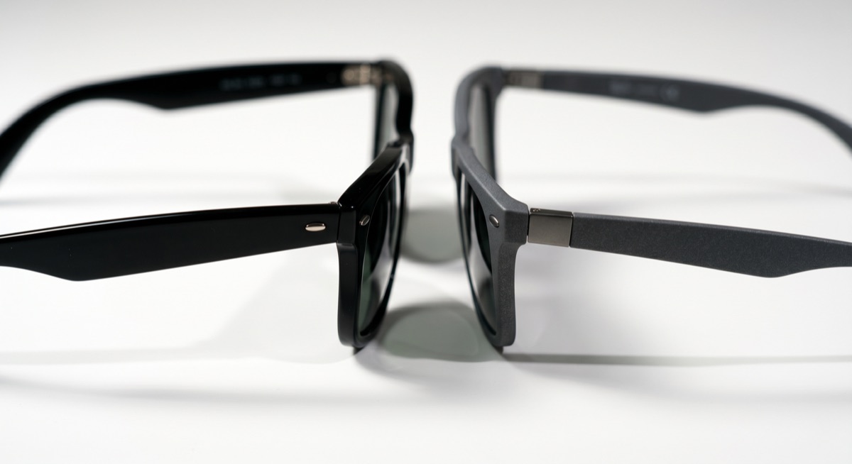 Rayban Wayfarer อะซีเตท vs ไนลอน - วัสดุต่างกันอย่างไร ต้องรู้ก่อนซื้อ 2026